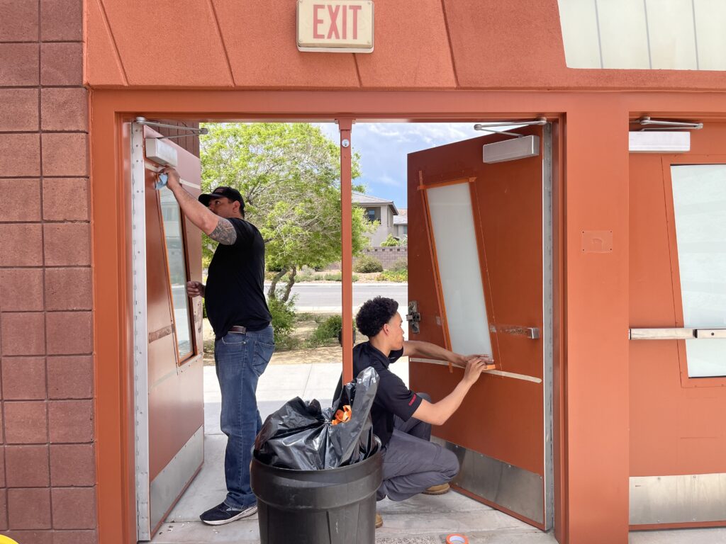 Bullet resistant laminate installation